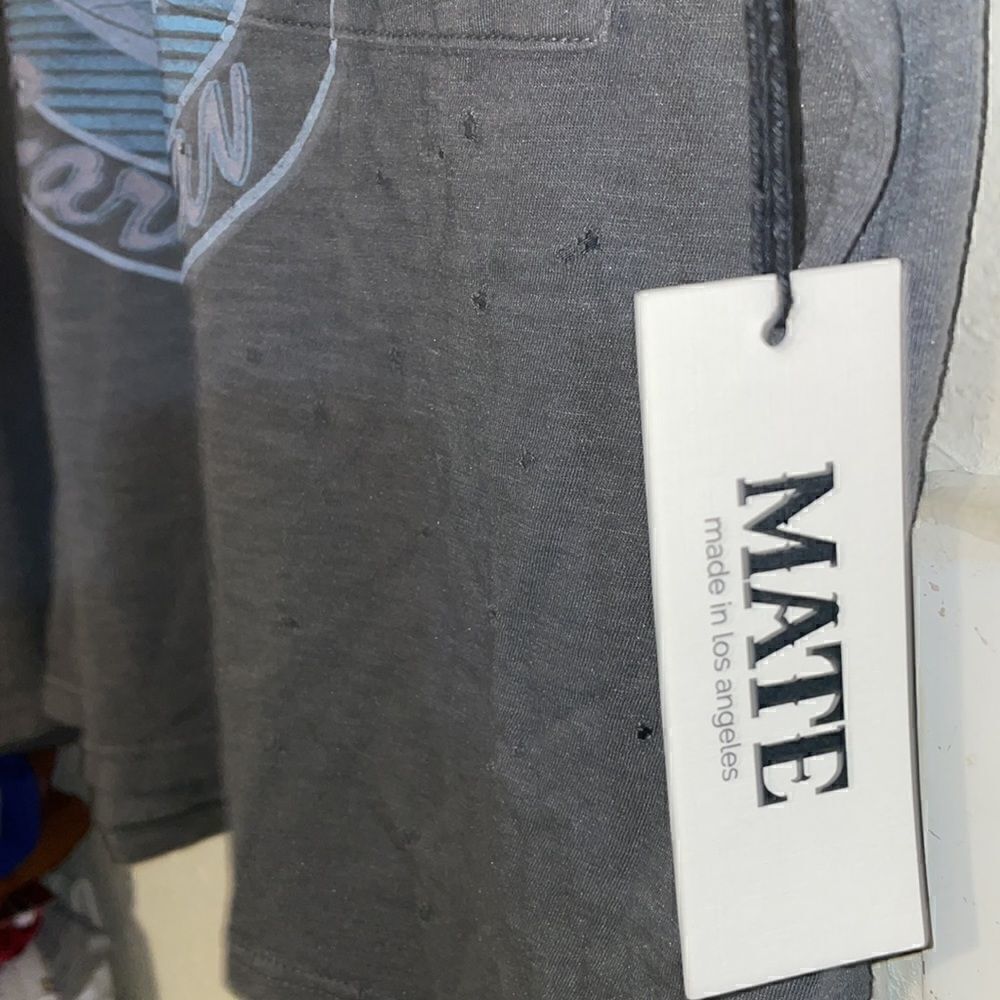 Mate the Label Distressed Tee - Picture 4 of 5